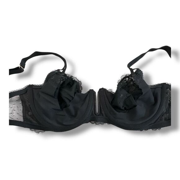 Auden Lace Black Underwire Lightly Lined Bra Size 40D - Picture 5 of 6